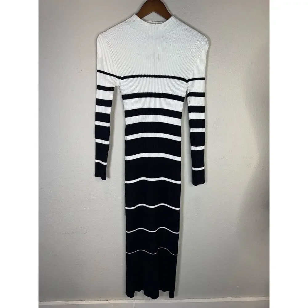 zara striped knit dress multicolour block The Frockery Sleeveless round neck dress. Zara Dresses | Zara Stripe